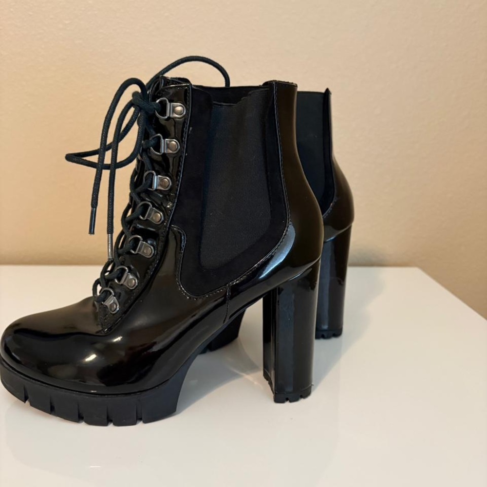 Fashion Nova  Black Booties SIZE 6.5